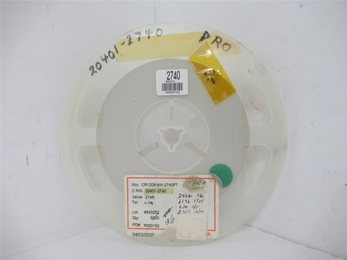 Venkel CR1206-8W-2740FT; Lot-2000 Chip Resistor; 274ohm; +-1%