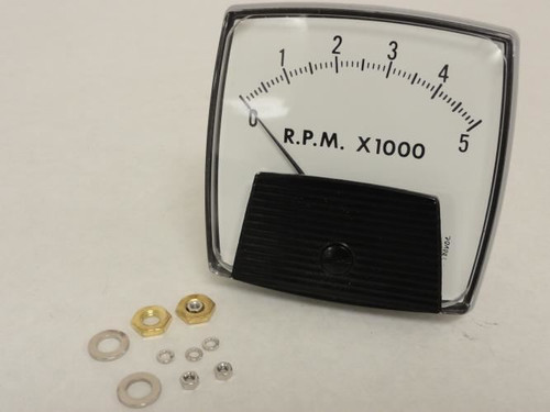 MeterMaster YE/250-3; Panel Meter R.P.M. X1000; 0-100VDC
