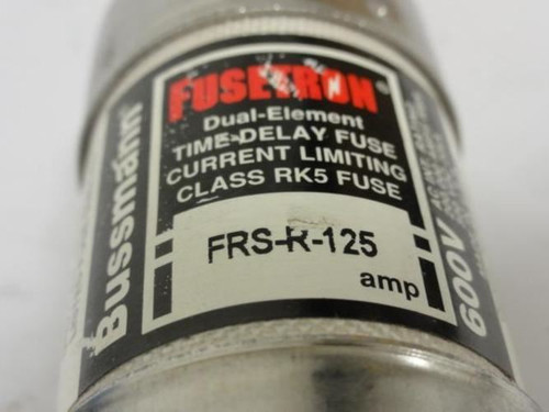 Bussmann FRS-R-125; Fuse; 125A; 600VACM Class RK5