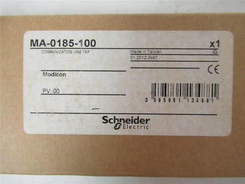 Schneider MA-0185-100; Comm Line Tap for Trunk CableS908 RIO