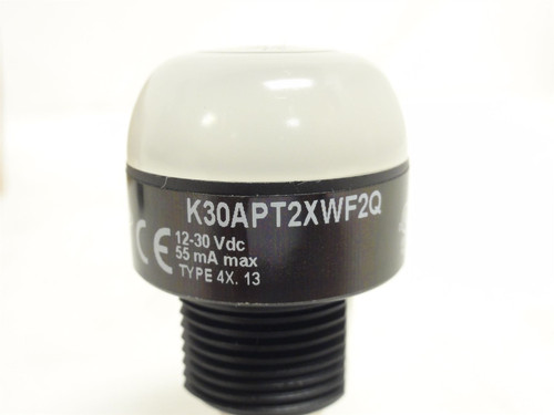 Banner K30APT2XWF2Q; Domed Round Button 804188; 12-30VDC