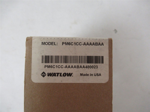 Watlow PM6C1CC-AAAABAA; Temp Controller100-240VAC 50/60 HZ DC