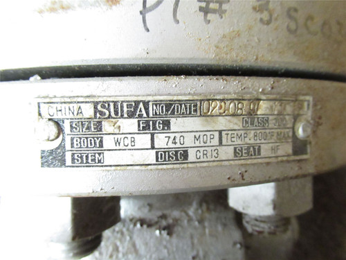 SUFA D2671; Check Valve 3"
