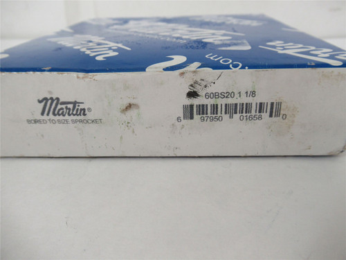 Martin 60BS20-1-1/8; Sprocket #60 1.125" Bore 20 Teeth