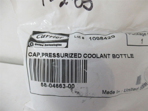 Carrier 1098429; Pressurized Coolant Bottle Cap
