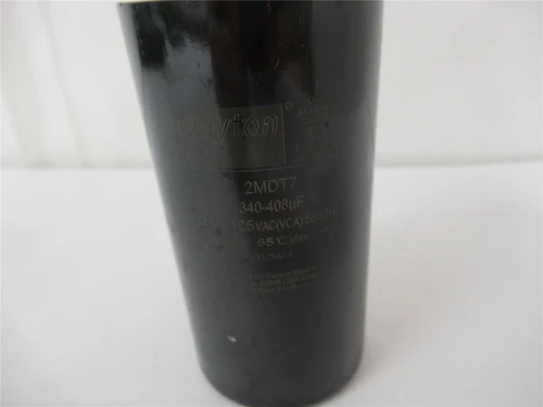 Dayton 2MDT7; Capacitor 340-408uF 110/125 VAC 50/60 Hz