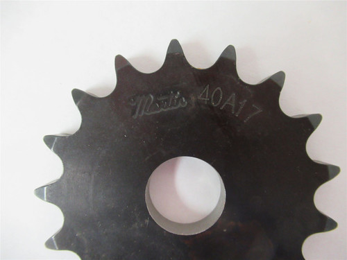 Martin 40A17-3/4; Plate Sprocket #40  .75" Bore 17 Teeth