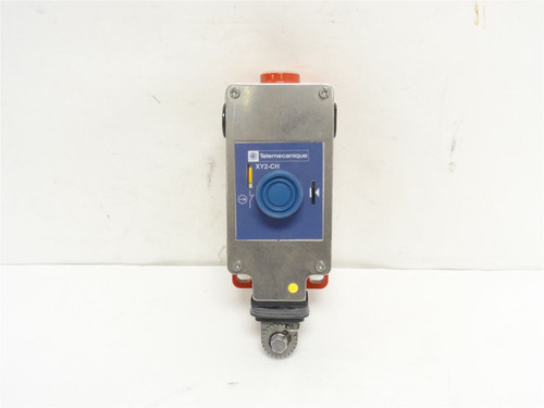 Telemecanique XY2CH13250; Cable Pull Switch; 3A; 24VAC; 1/2NPT