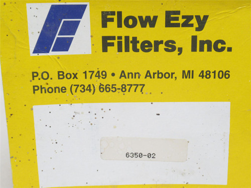 Flow Ezy 6350-02; Filter Element; 11" Long; 4-7/8"ID