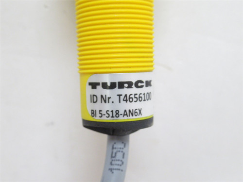 Turck BI5-S18-AN6X; Prox Sensor 4656100; 10-30VDC; 2m Wire