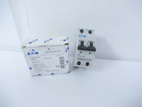 Eaton FAZ-C4/2-DC; Circuit Breaker 4Amp 2Pole D #C279136
