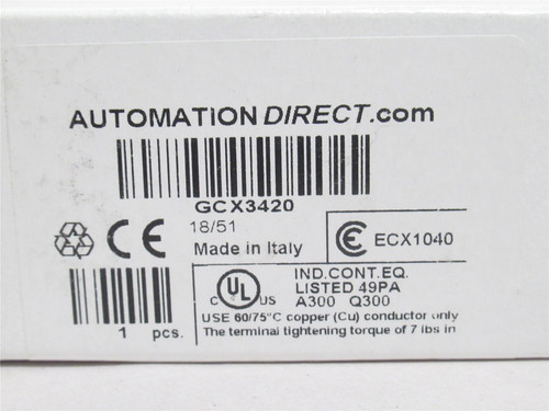 Automation Direct GCX3420; Keyed Selector Switch; 2-Pos; 22mm