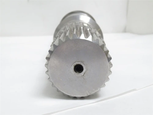 MFG- MDL-UNKN-227918; Splined Pump Shaft; SS; Keyed; 19" Long