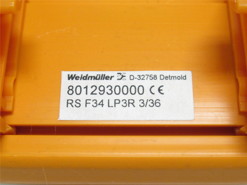Weidmueller 8012930000; Interface Module; 34Pos; 16-26 AWG