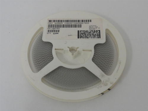 Kemet C0805C103K5RAC7800; Lot-3000 Ceramic Capacitors 0.01uF