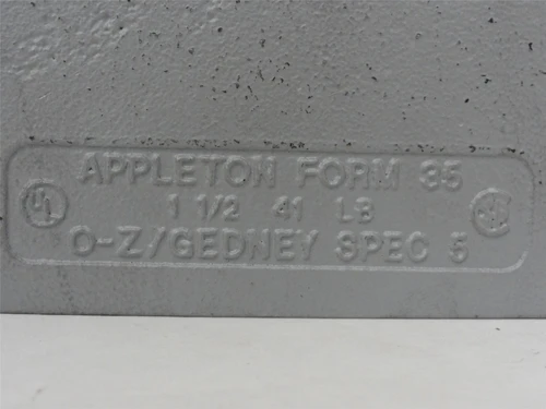 Appleton LB-150M; Threaded Conduit Body; 1-1/2"; Form 35