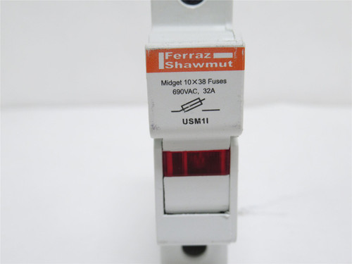 Ferraz-Shawmut USM1I; Fuse Holder; 600V; 30A; 1P; W/Indicator