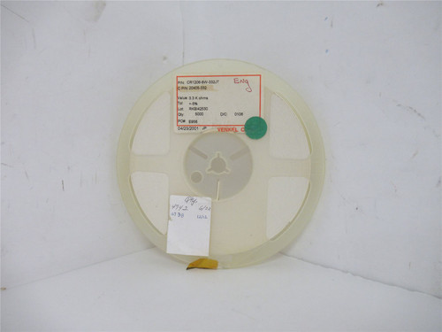 Venkel CR1206-8W-332JT; Lot-4600 Chip Resistor; 3.3K; 5%