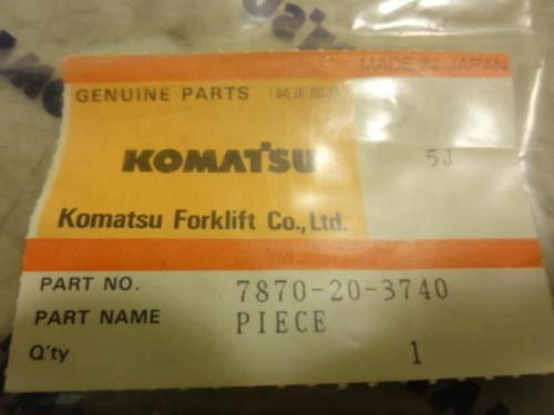 Komatsu 7870-20-3740; Contact
