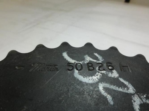 Martin 50B26H-1-5/8; Sprocket # 50; 26T 1-5/8"ID