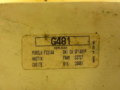 Champ Labs G481; Gas Filter