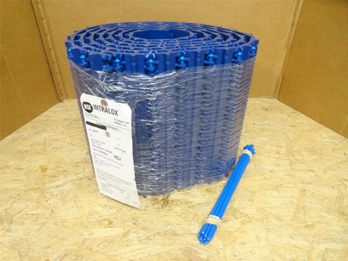 Intralox S800-12-16; Open Hinge Flat Top Belt; 11.9"W x 16ftL