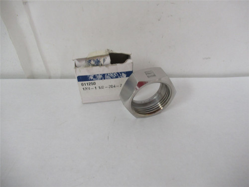 Alfa Laval 13H-1 1/2 304; Sanitary Bevel Seat Nut 1-1/2"