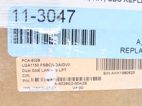 Advantech PCA-6028; SBC with VGA/DVI/Dual GbE LAN; JBT