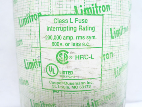 Bussmann KLU-2000; Bolt-On Time Delay Fuse; 2000A; 600VAC