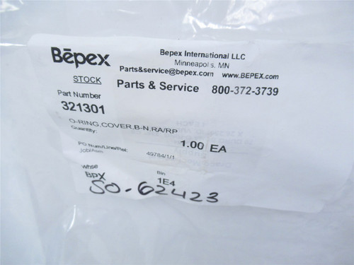 Bepex 321301; O Ring cover B-N RA/RP