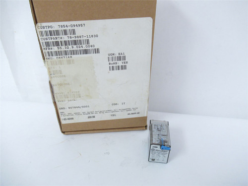 Finder 55.32.9.0024.0040; Relay 10A 250V Coil 24VDC DPDT