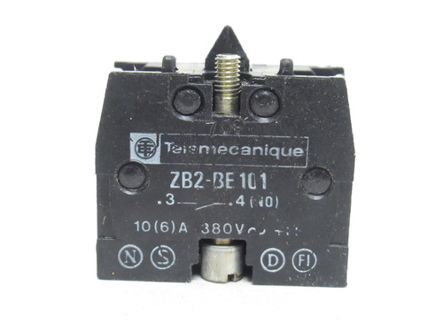 Telemecanique ZB2-BE101; Aux Contact Block; 10A; 400V; 1-NC