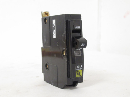 Square D QOB120; Bolt-On Circuit Breaker 20A; 1P; 120/240VAC