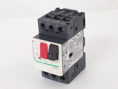 Schneider GV2ME10; Manual Motor Starter; 4-6.3A; 3P; 600V
