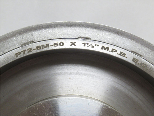 Power Drive P72-8M-50x1-1/2MPB; Gearbelt Pulley 50mmW 1-1/2"ID