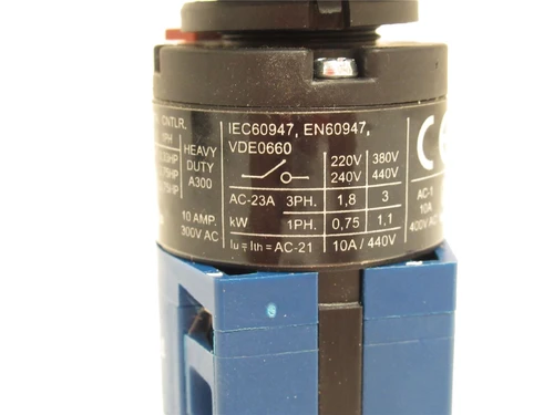 KRAUS & NAIMER VDE0660; Rotary Switch; 4-Pos; 277V; 3Ph