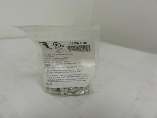 Power First 5WHD0; Fork Terminal;16 to 14 AWG; PK100