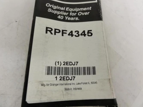 Bando RPF4345; Auto V-Belt; 2EDJ7