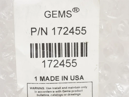 Gems 172455; Level Switch W/Float; SS; 20A; 120-240VAC