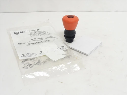 Allen-Bradley 800FP-LMP44; Illuminated Red Push/Pull Operator