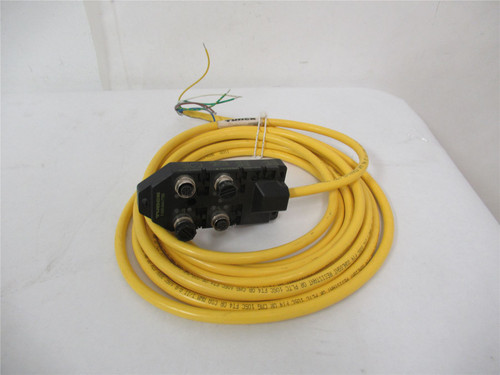 Turck 4MB12Z-4P2-5; 4 Port Junction Box 10-30Vdc