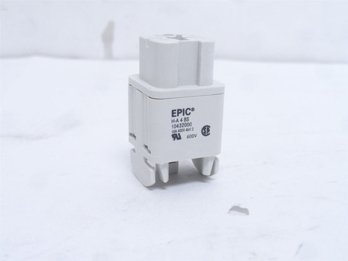 EPIC H-A 4 BS; Female Insert 10432000; 4+Ground Position Screw