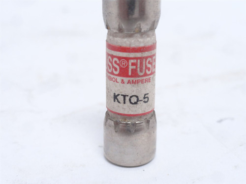 Bussmann KTQ-5; Lot-2; Fast Acting Fuses; 5A; 600VAC