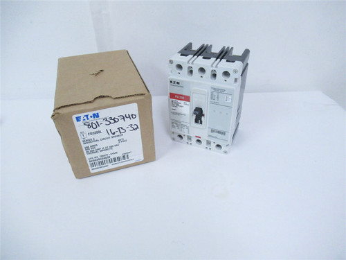 Eaton FD3200L; Circuit Breaker Series C Type FD 80 AMP 3 Pole