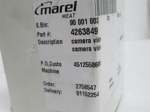 Marel 4263849; Video Camera Module