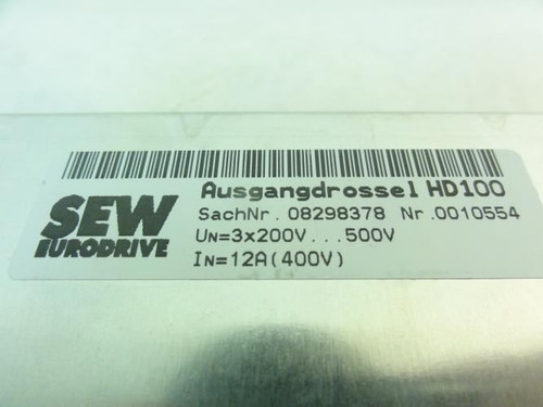 SEW 10554; Output Choke; 3X200-500V; 12A(400V)