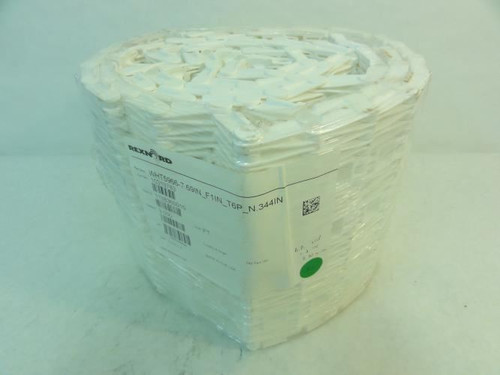 Rexnord WHT5966-9; Flat Top Conveyor Chain; 7.69" W; 9FT Length