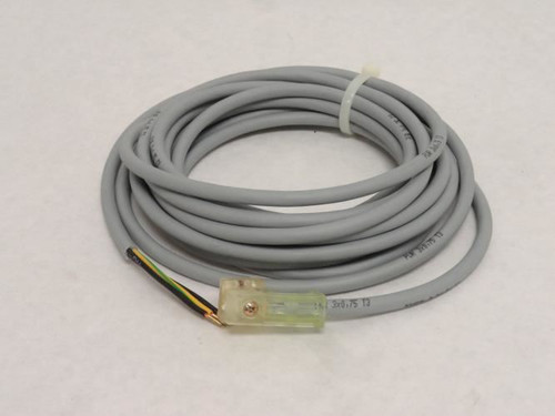 Festo KMEB-2-24-5-LED; Plug Socket W/Cable 24Vdc; 5m Long