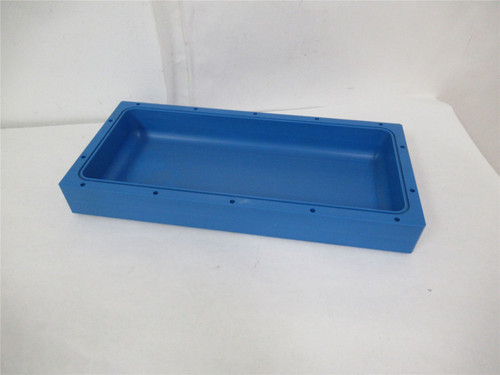Tipper Tie 2003270; Blue Delrin Cover 15.125" L 7" W 2" H