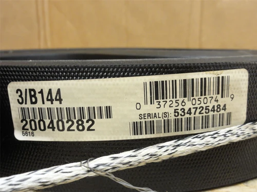 Continental 3/B144; Banded V-Belt 147"L 3-Rib; 2-5/32" Wide